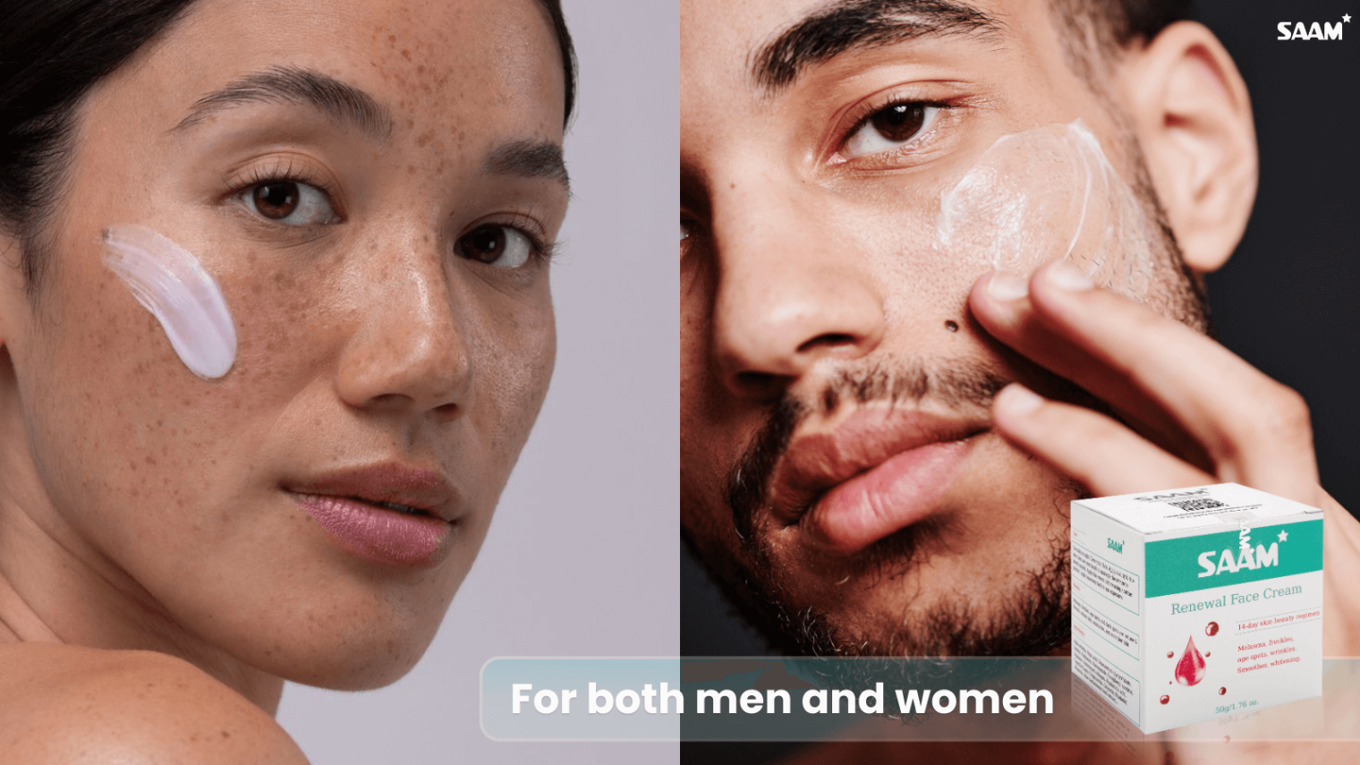 SAAM products are suitable for both men and women